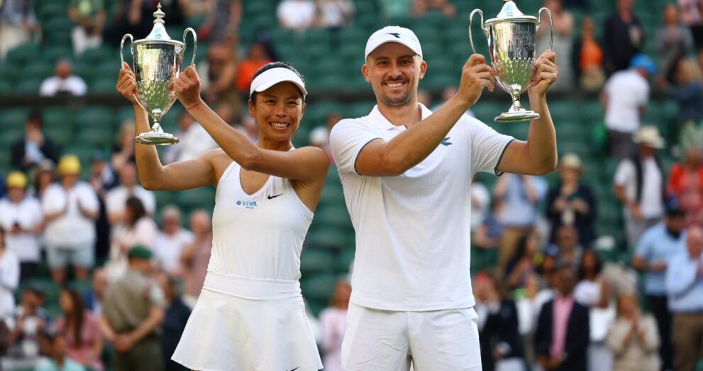 Hsieh and Zielinski Clinch Wimbledon Mixed Doubles Crown in Straight Sets