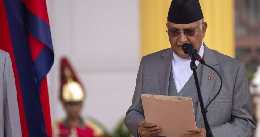 Nepal Forms New Coalition Government Led by KP Sharma Oli