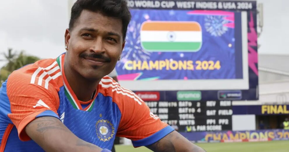 Indian All-Rounder Hardik Pandya Makes History with No. 1 T20I All-Rounder Ranking