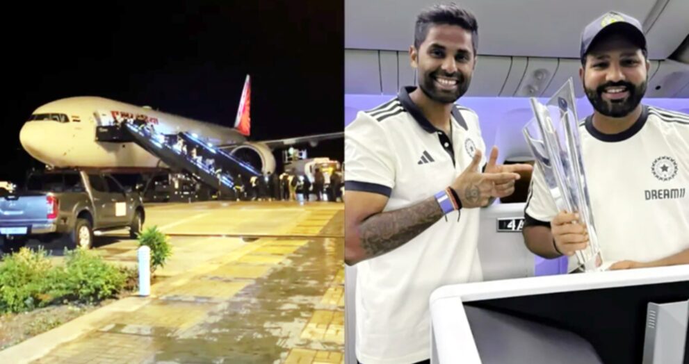 Rohit Sharma's Team Leaves Barbados Post-Hurricane Beryl