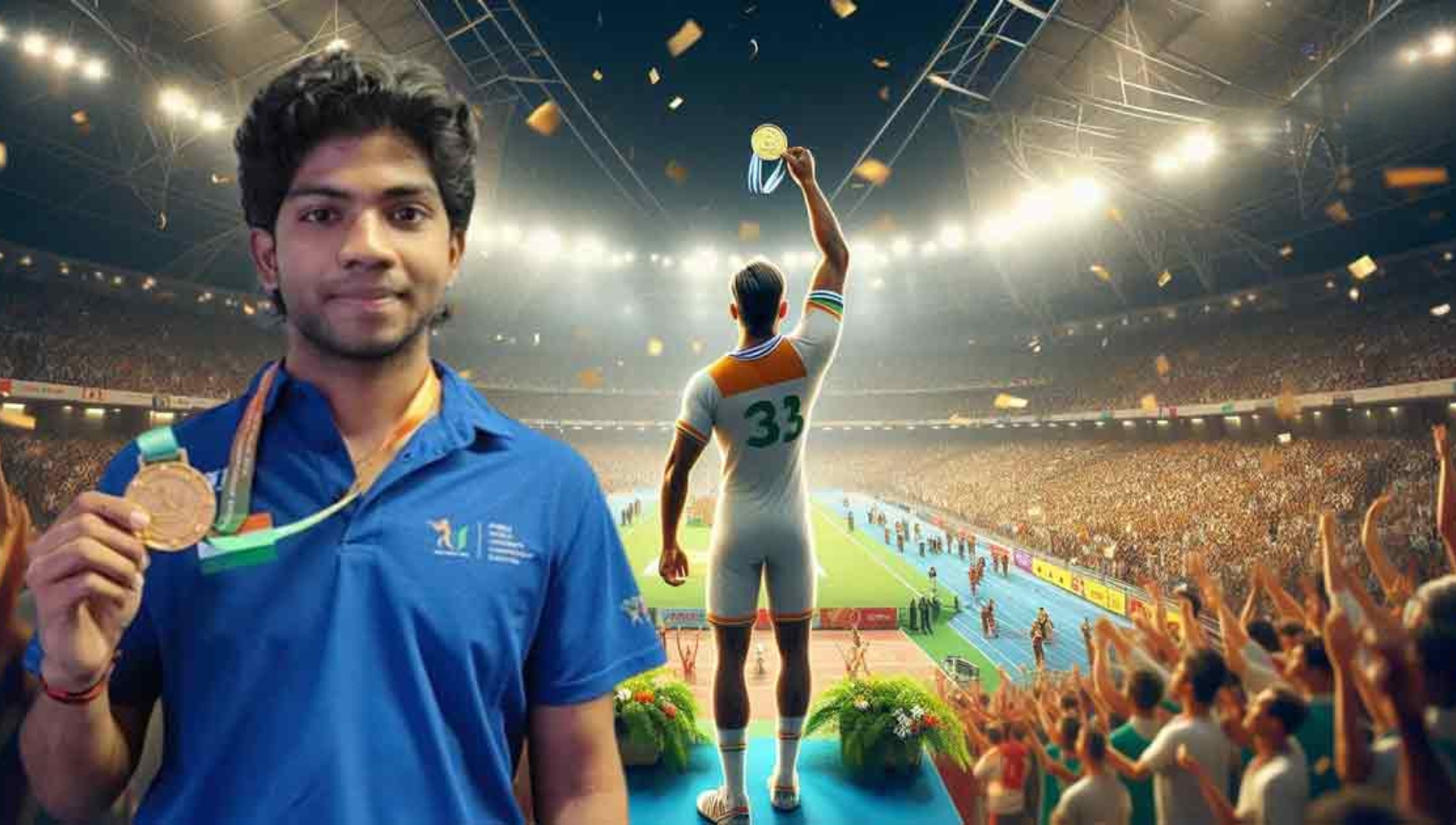 Vijayawada’s Uma Mahesh Clinches Gold at FISU World Championship in New Delhi