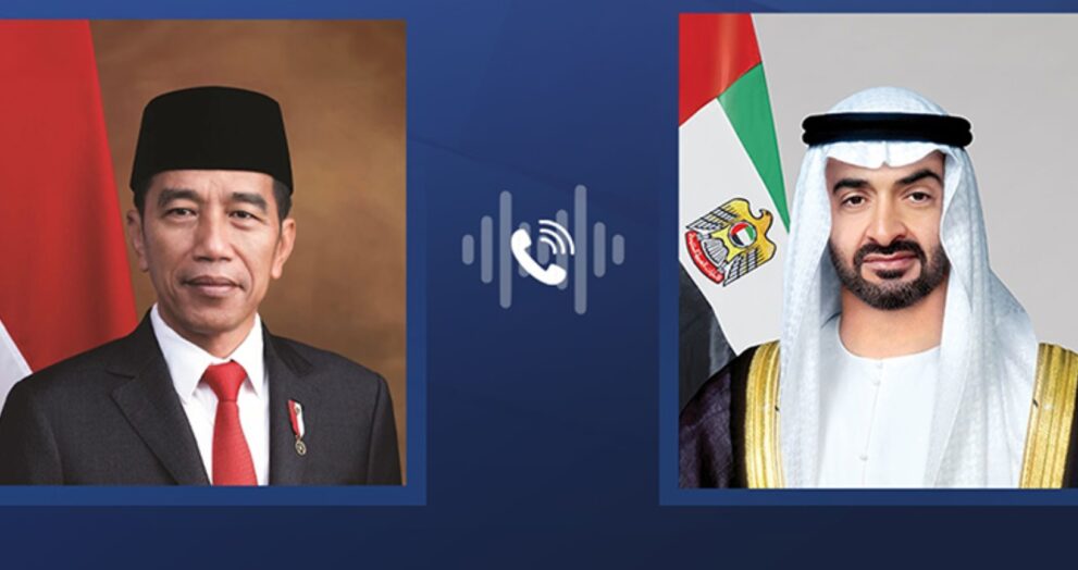 UAE President Mohamed bin Zayed Al Nahyan spoke on the phone with Indonesian President Prabowo Subianto about critical regional and international issues. 