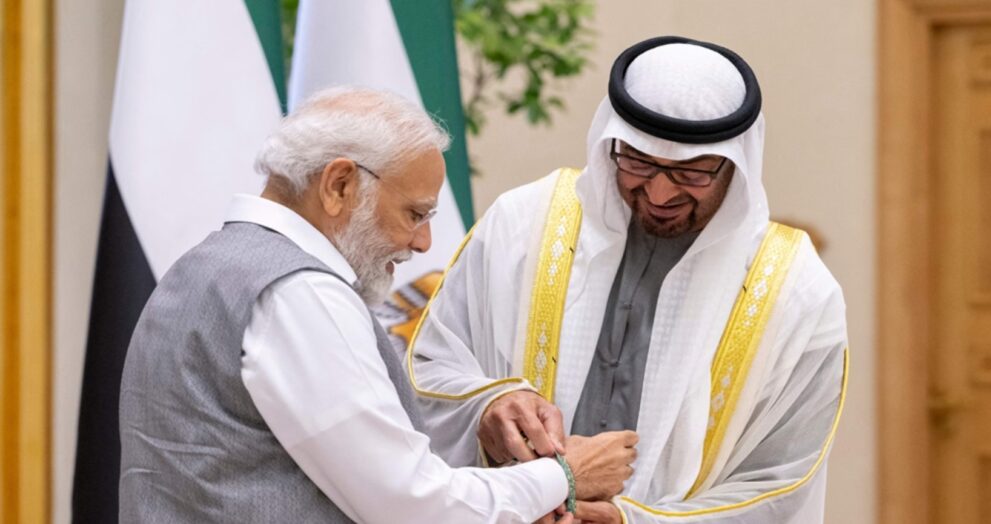 India and the UAE have increased their efforts to develop the India-Middle East-Europe Economic Corridor (IMEEC). IMEEC, which was launched during the G-20 Summit in Delhi in 2023, has signatories from India, the UAE, the US, the EU, Saudi Arabia, France, Italy, and Germany. The Indian Embassy in Abu Dhabi issued a statement highlighting th