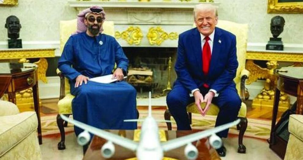 US President Donald Trump hosted UAE National Security Advisor Sheikh Tahnoon Bin Zayed Al Nahyan in the White House, where they discussed the future of economic and scientific collaboration. Trump revealed details of the meeting on Truth Social, emphasising the two countries' close relations and common commitment to world peace and security.