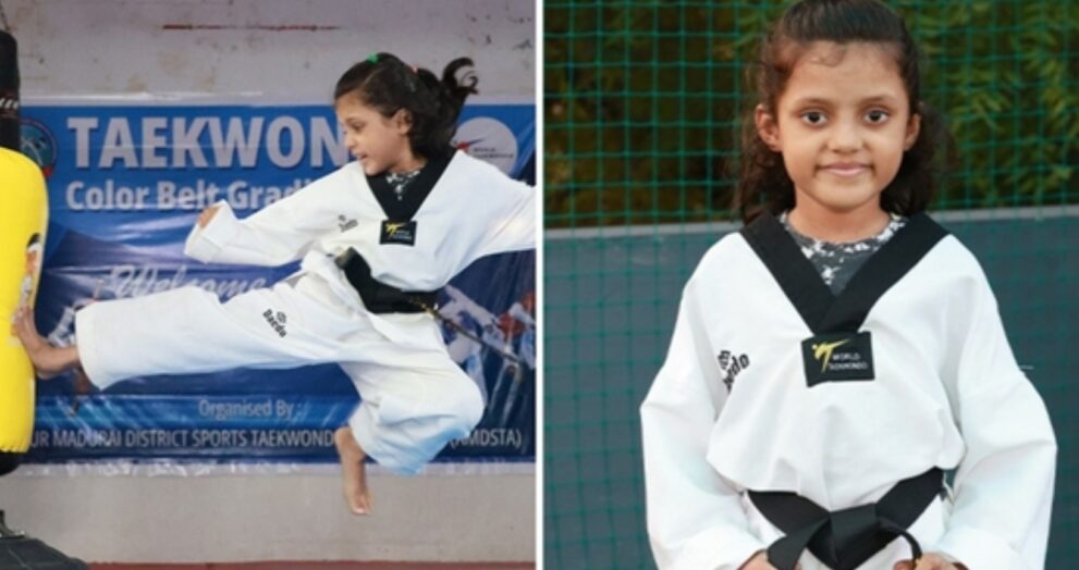 Madurai Girl Enters Guinness World Records as Youngest Taekwondo Instructor