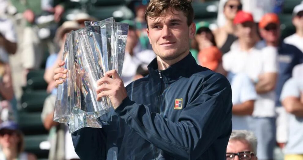 Britain's Jack Draper won his first Masters 1000 title at the BNP Paribas Open, defeating Denmark's Holger Rune 6-2, 6-2 in a dominant final.