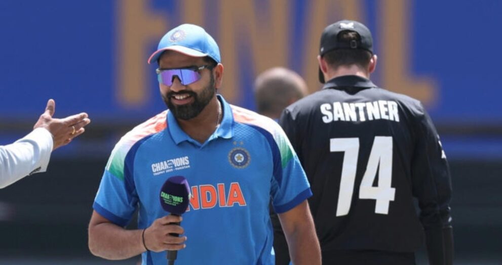 Rohit Sharma delivered a captain’s knock on the grandest stage, smashing a magnificent 76 off 83 balls to lead India to a thrilling four-wicket victory over New Zealand in the ICC Champions Trophy 2025 final in Dubai.