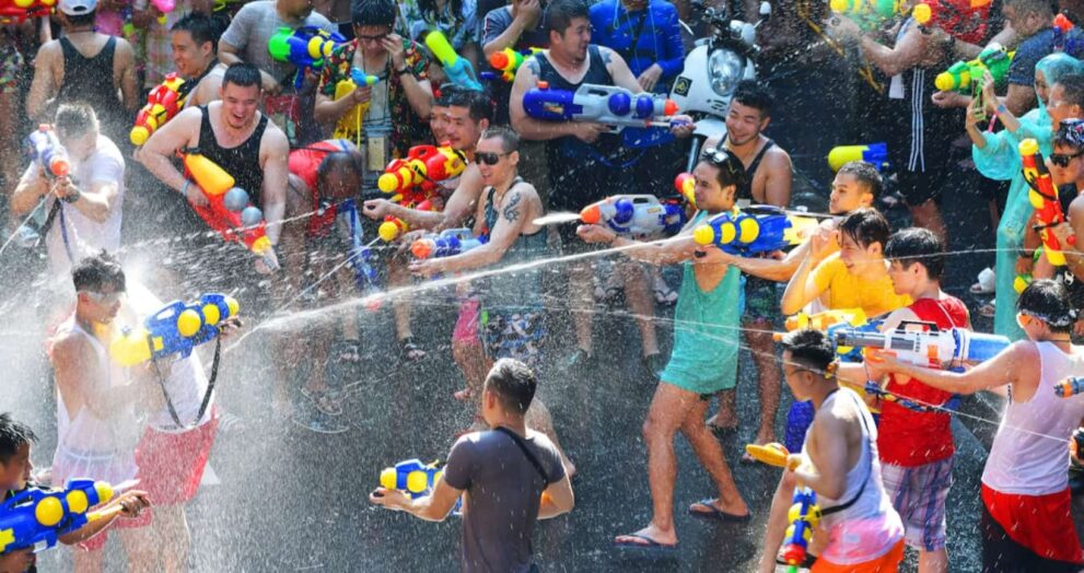 Thailand celebrated the New Year with a brilliant burst of energy as the annual Songkran water festival kicked off on Sunday.