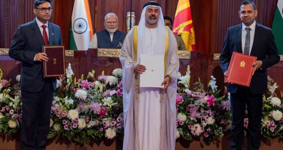 India, the UAE, and Sri Lanka have signed a trilateral agreement to develop Trincomalee as a vital energy hub. Representatives from all three states signed the Memorandum of Understanding (MoU), which is an important step towards boosting regional energy security.