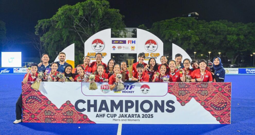 Despite battling with a stomach flu outbreak, the Singapore women's hockey team made history by winning their first Asian Hockey Federation (AHF) Cup title on April 27 in Jakarta. 