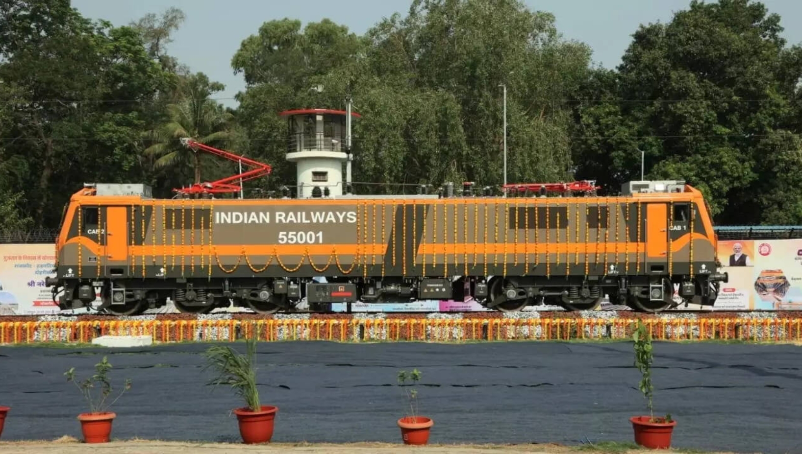 Prime Minister Narendra Modi opened a cutting-edge locomotive manufacturing plant in Dahod, Gujarat, a key step towards modernising India's railway system.