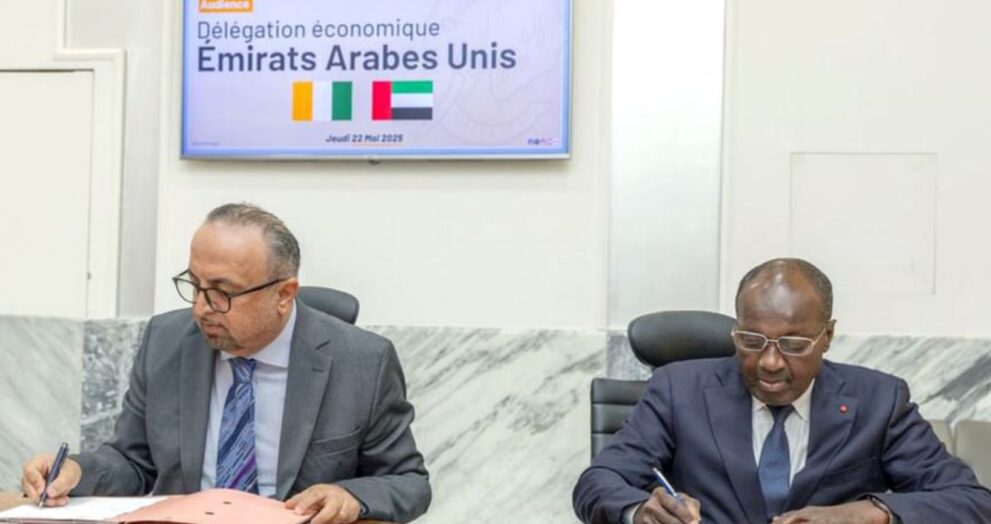 A top economic delegation from the United Arab Emirates visited Abidjan, the capital of Côte d'Ivoire, to strengthen bilateral ties and develop trade collaboration.