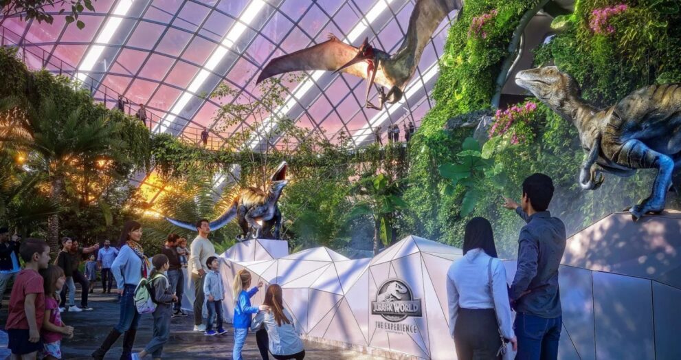 Singapore is preparing to reveal Asia's first Jurassic World: The Experience, which will open at Gardens By The Bay.