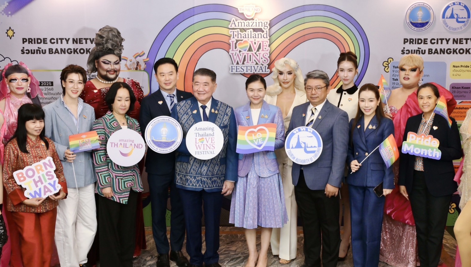 Thailand has officially launched the "Amazing Thailand Love Wins Festival," a month-long national celebration that coincides with Global Pride Month.