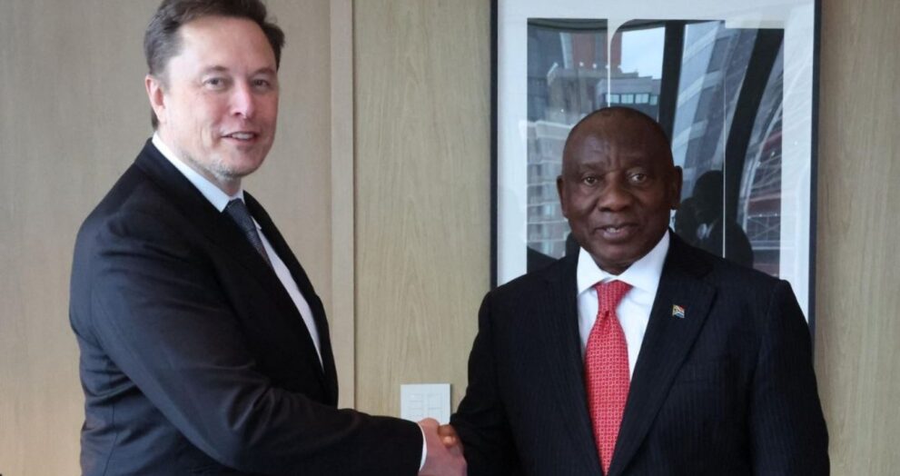 South Africa Proposes Trade Deal to Woo Elon Musk, Ease U.S. Tensions.