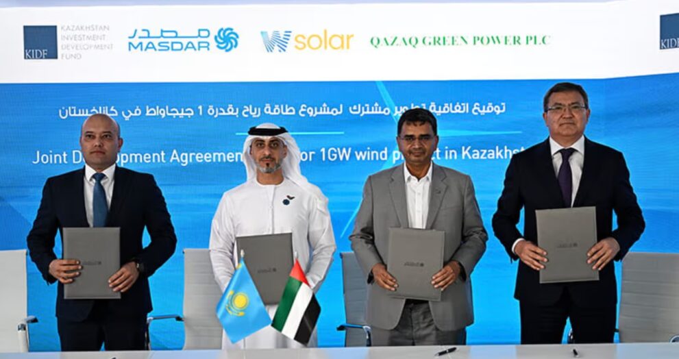 As a key step towards deepening renewable energy cooperation, the UAE and Kazakhstan have signed an agreement to develop large-scale clean energy and battery storage projects.