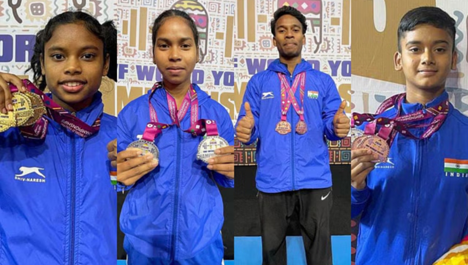 India began their campaign in the IWF Youth and Junior World Weightlifting Championships with a great performance, winning two bronze medals.