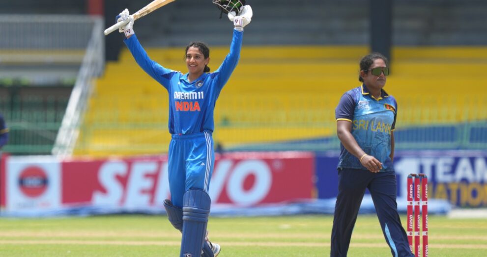 Latest Sports News - Smriti Mandhana Climbs to No.2 in ICC ODI Rankings After Sri Lanka Heroics.