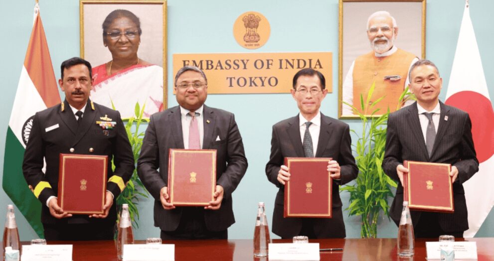 India seeks to strengthen defence ties with Japan by transferring superior technology in fighter jets, submarines, and radar systems.