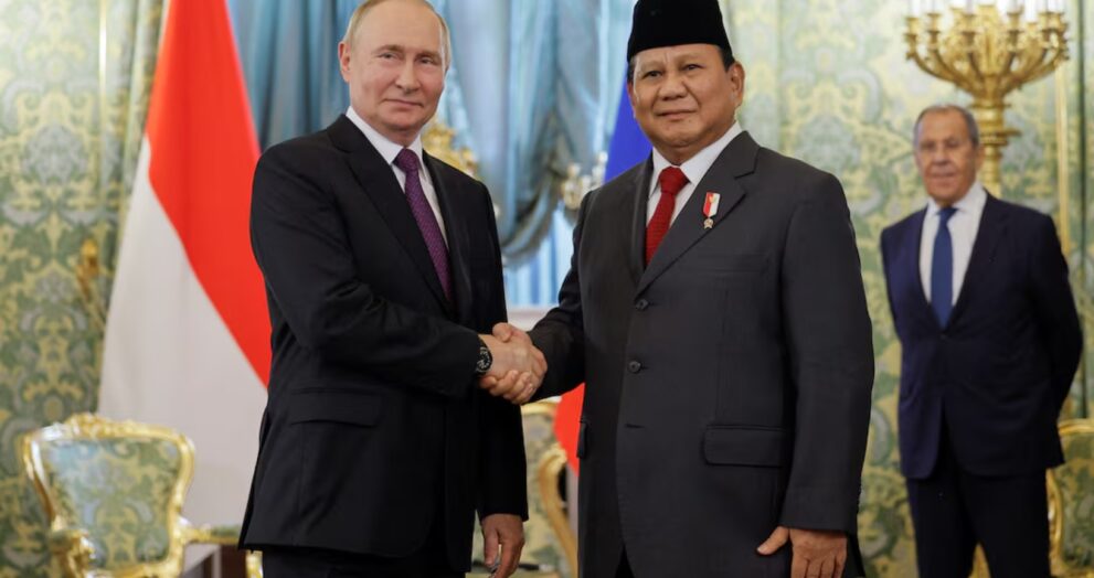 Indonesian President Prabowo Subianto is scheduled to meet with Russian President Vladimir Putin in St. Petersburg this week to discuss expanding bilateral cooperation and strengthening the two countries' strategic partnership.