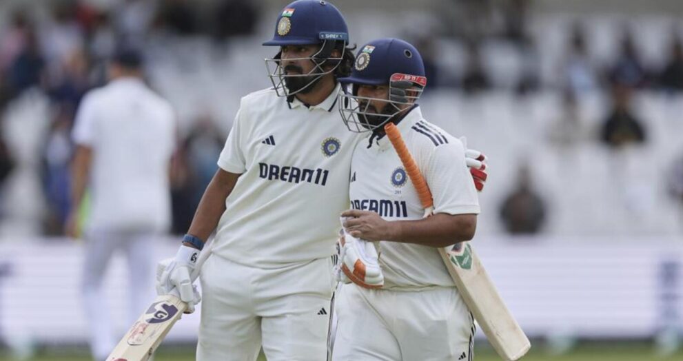 India set England a steep target of 371 runs in the fourth innings of the first Test at Headingley, thanks to centuries from Rishabh Pant and KL Rahul.