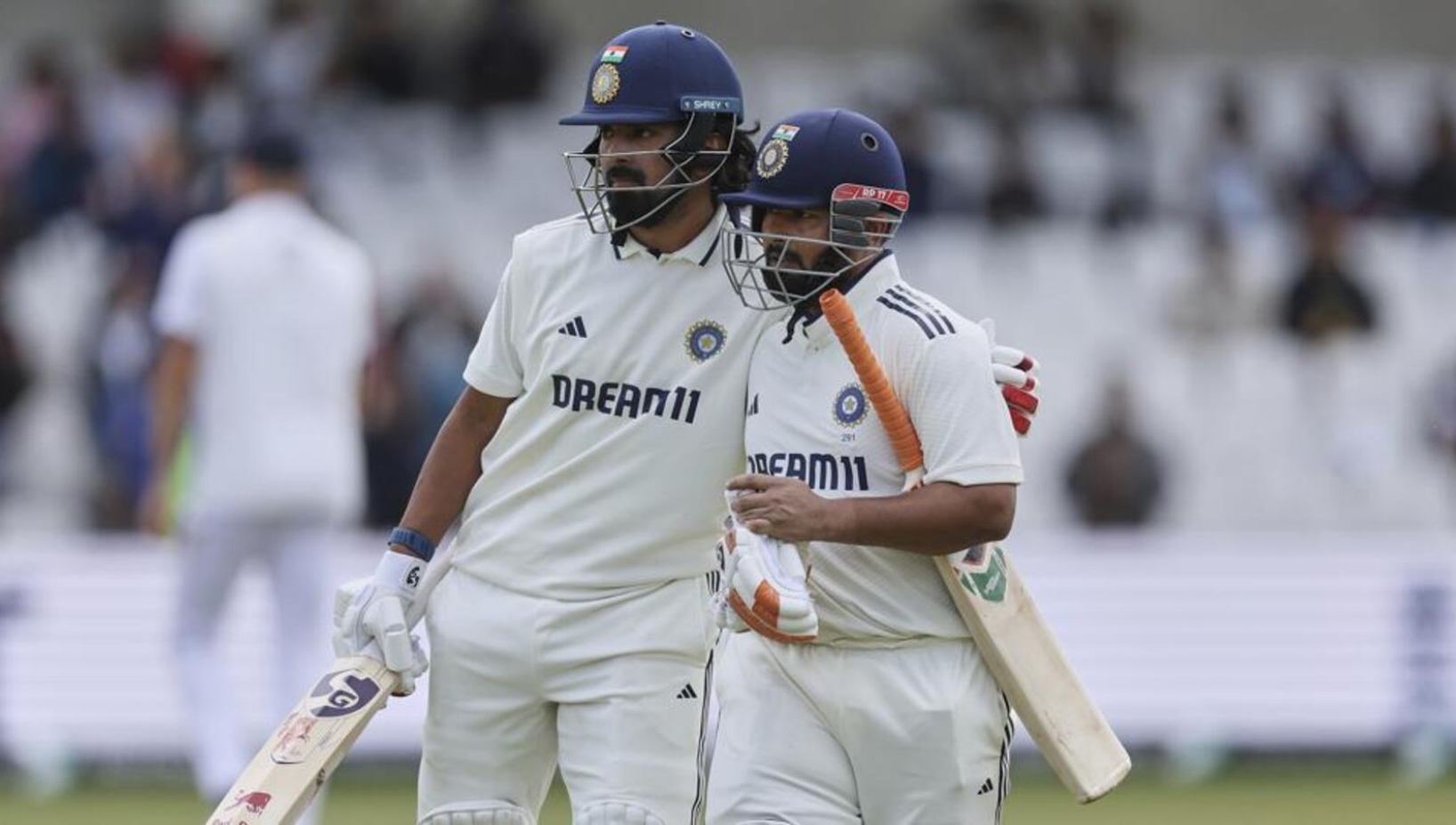 India set England a steep target of 371 runs in the fourth innings of the first Test at Headingley, thanks to centuries from Rishabh Pant and KL Rahul.