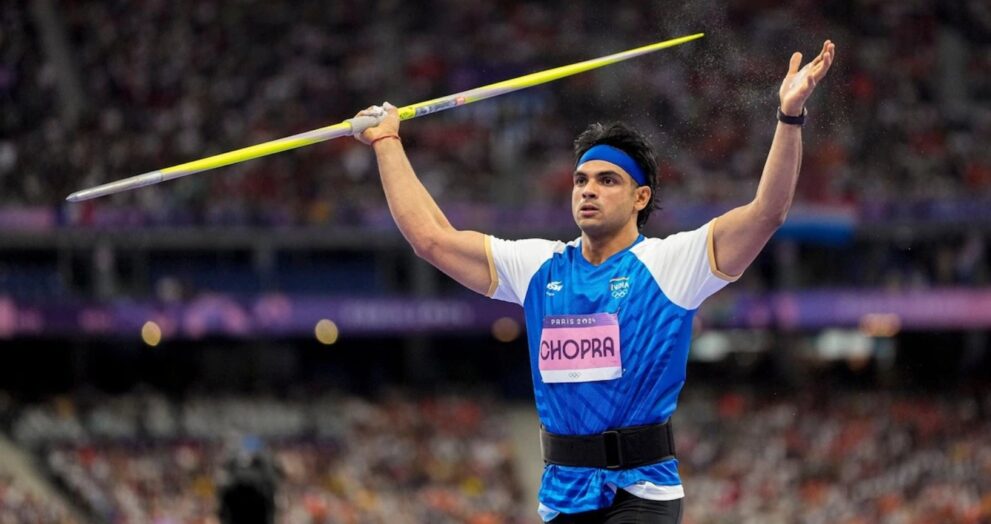 Neeraj Chopra won the javelin throw title in the Paris Diamond League 2025 with an impressive first-round throw of 88.16m.