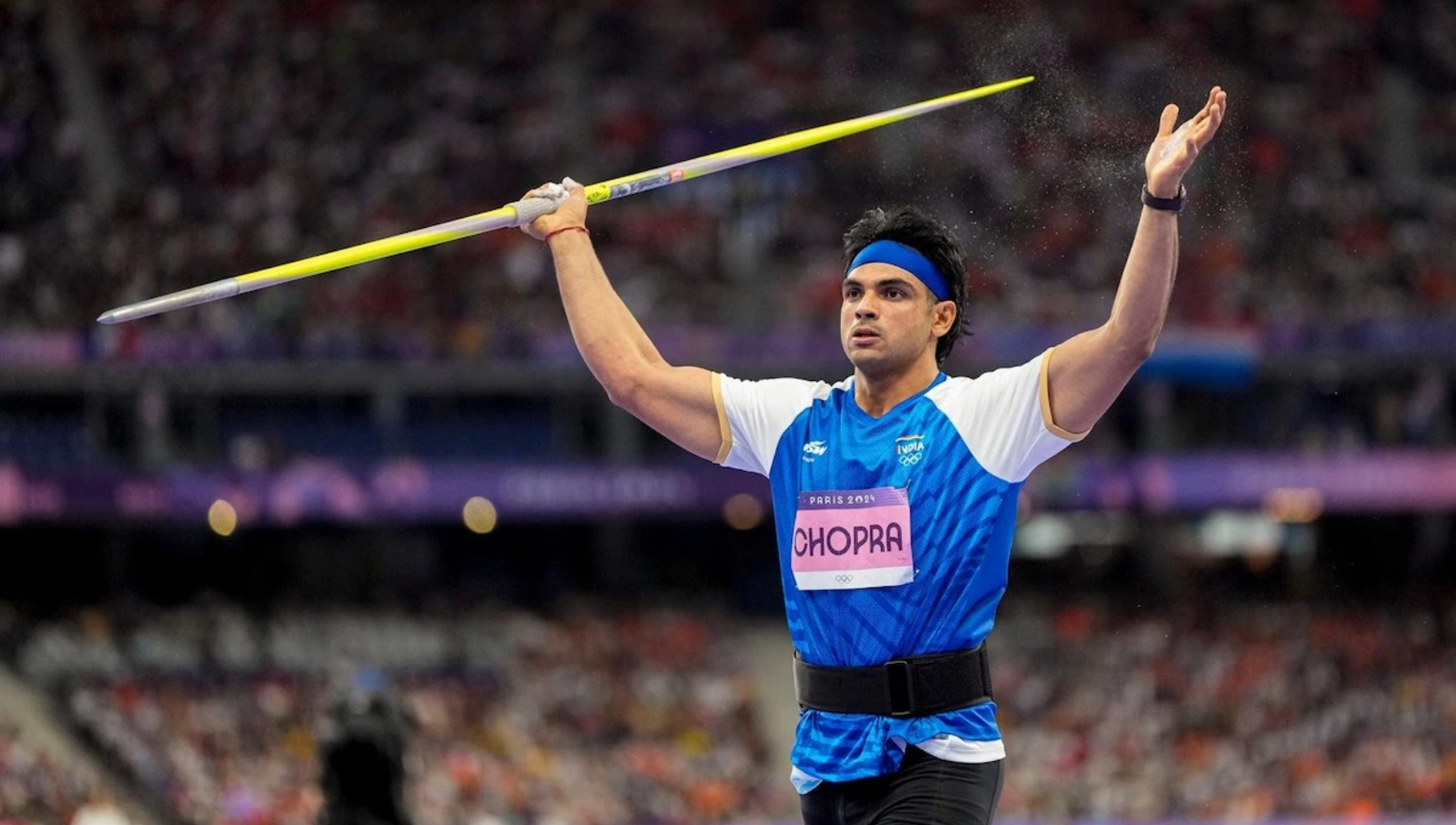 Neeraj Chopra won the javelin throw title in the Paris Diamond League 2025 with an impressive first-round throw of 88.16m.