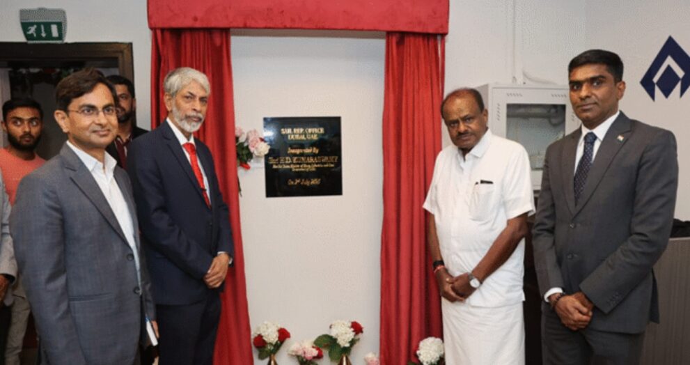 Steel Authority of India Limited (SAIL) has established its first overseas representative office in Dubai, a key step towards increasing its global presence.