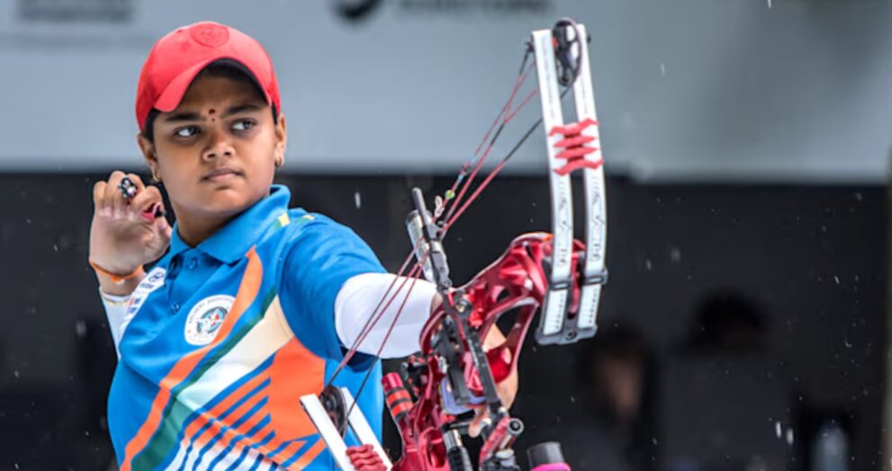 Jyothi Surekha Vennam maintained her impressive form at the Archery World Cup Stage 4 in Madrid, leading India to two podium finishes.