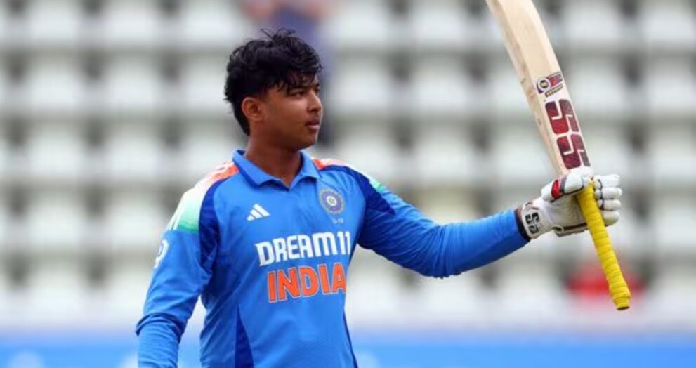 Vaibhav Suryavanshi broke the record for the fastest century in Men's Youth ODIs, scoring in just 52 balls. The record was set during the fourth Youth ODI between India U19 and England U19 in Worcester.