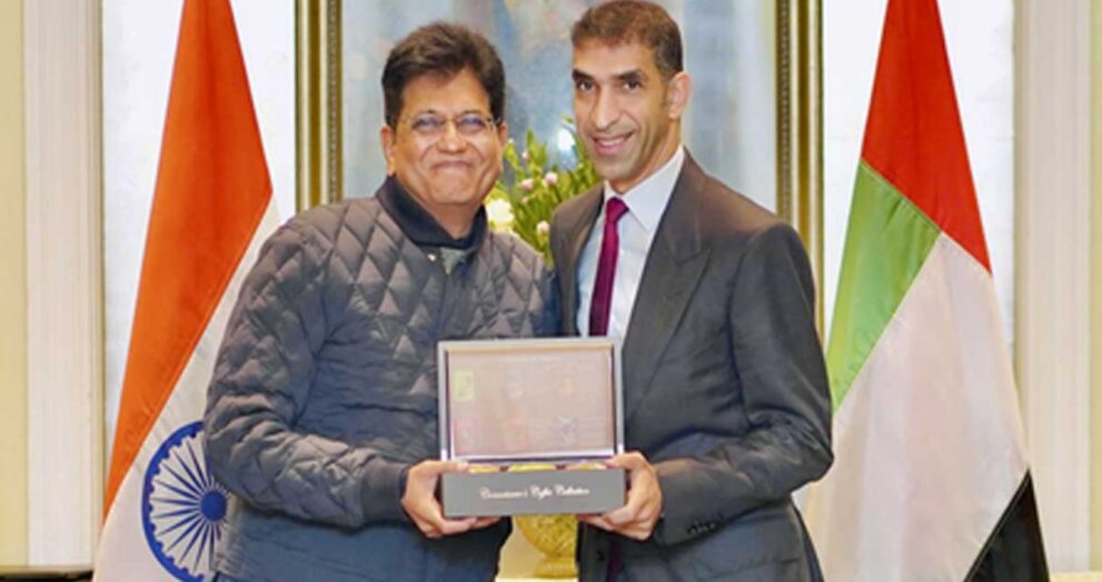 India and the United Arab Emirates have set an ambitious goal of $100 billion in non-oil trade by 2030, according to the Ministry of Commerce and Industry.