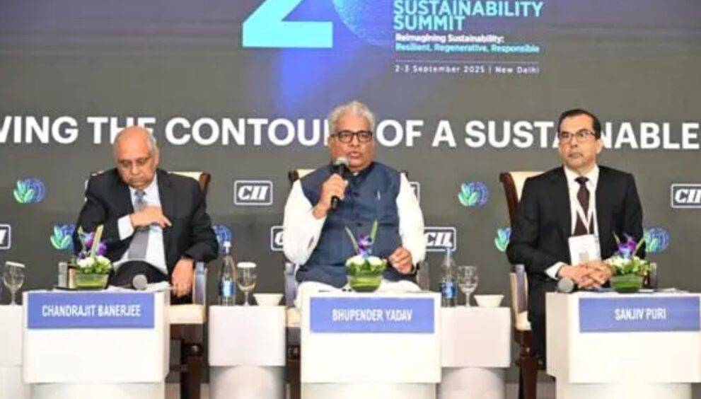 Union Environment Minister Bhupender Yadav announced that India's development model prioritises both economic growth and environmental preservation.