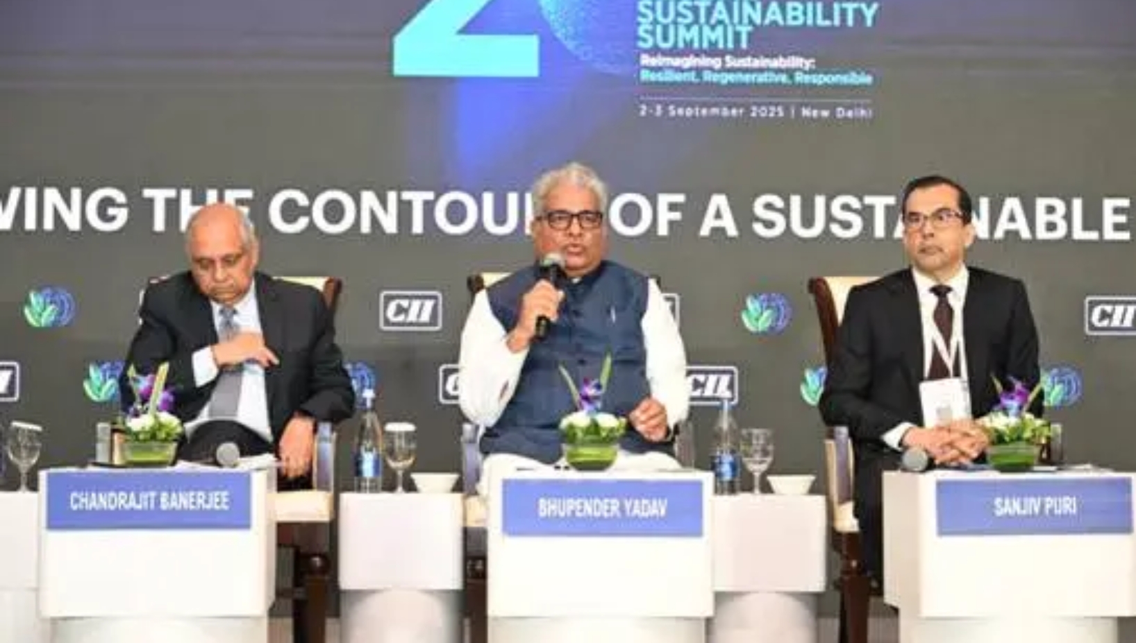 Union Environment Minister Bhupender Yadav announced that India's development model prioritises both economic growth and environmental preservation.