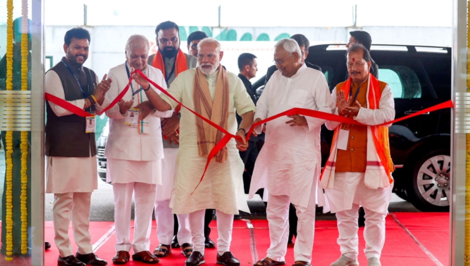 Prime Minister Narendra Modi inaugurated and laid the foundation stone for about ₹40,000 crore development projects in Purnea, Bihar.