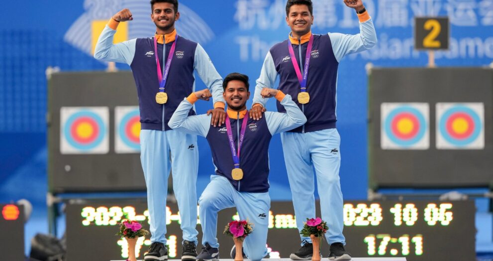 India made a historic breakthrough at the World Archery Championships 2025, winning its first gold medal in the men's compound team event.