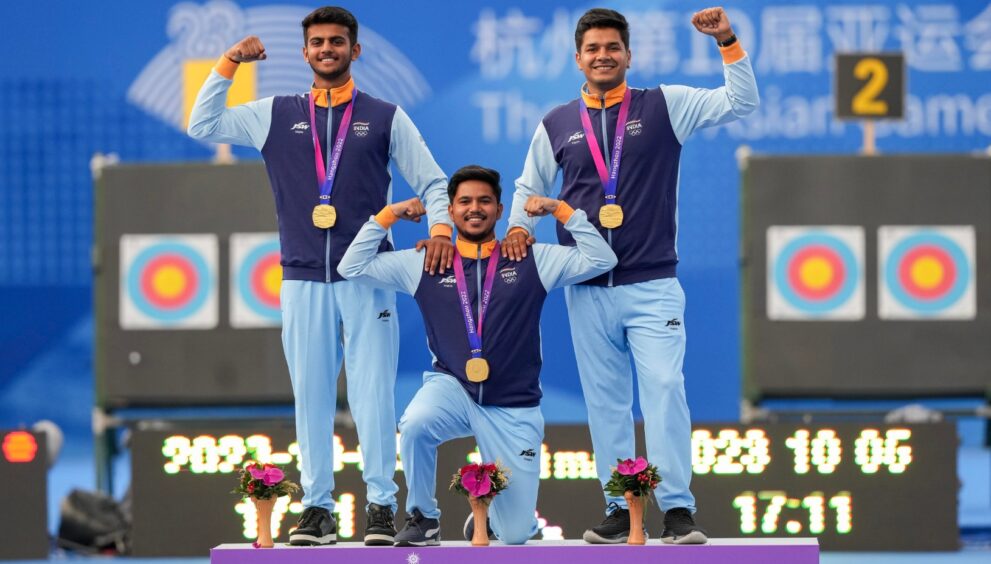 India made a historic breakthrough at the World Archery Championships 2025, winning its first gold medal in the men's compound team event.