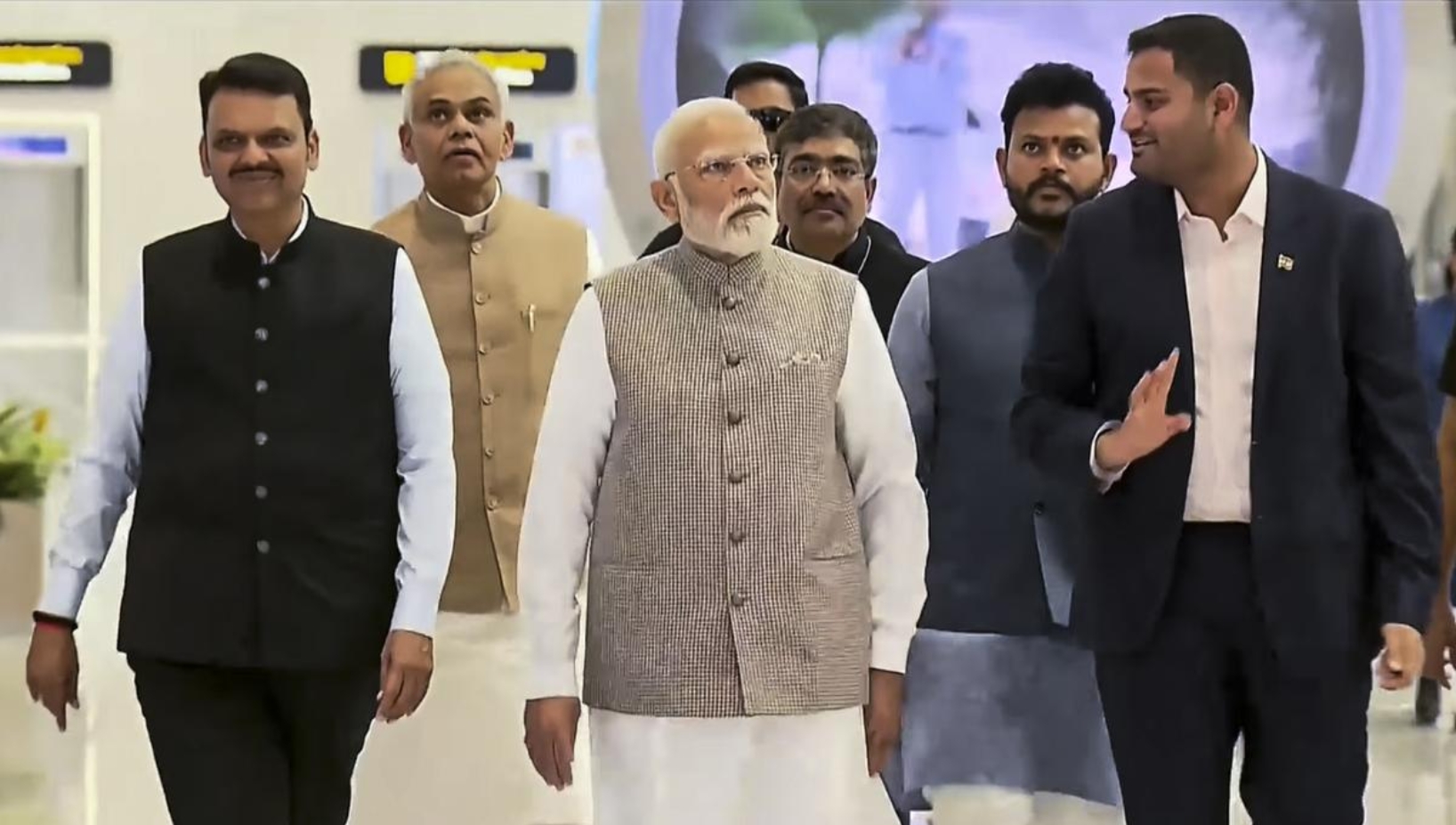 Prime Minister Narendra Modi inaugurated the first phase of the Navi Mumbai International Airport (NMIA), a significant addition to India's aviation infrastructure.