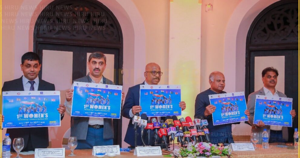 India and Sri Lanka will jointly host the inaugural Women's Blind T20 World Cup, scheduled to take place from November 11 to 23, 2025.