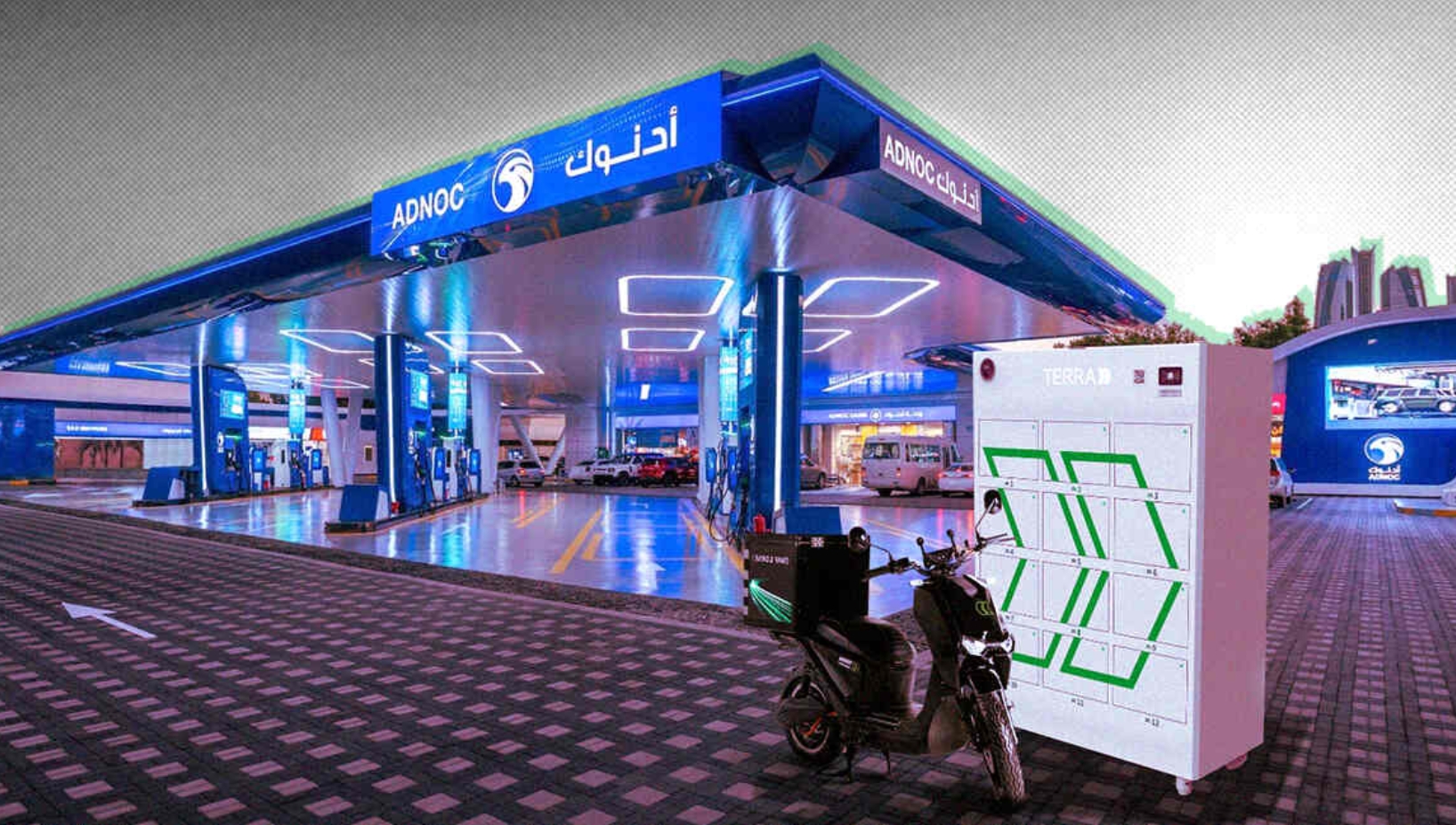Abu Dhabi has launched its first battery-swapping station for electric motorbikes, a joint initiative by ADNOC Distribution and Terra Tech Ltd. 