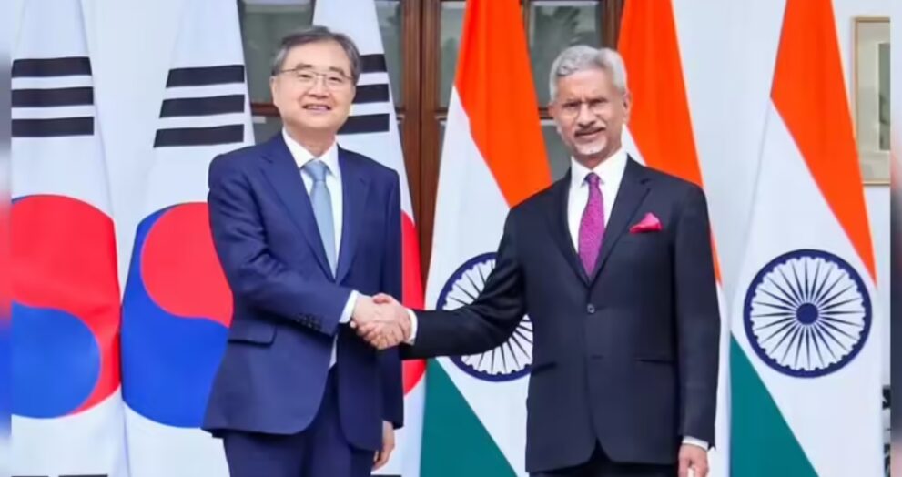The Ministry of Commerce and Industry stated that India and South Korea have agreed to explore cooperative projects in important industries such as electronics, electric vehicle (EV) components, and trusted digital supply chains.