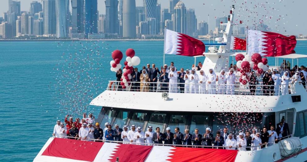 Qatar and Bahrain have established a new direct ferry service between Al-Ruwais Port in Qatar and Sa'ada Marina in Bahrain, spanning 35 nautical miles in around 70 minutes.