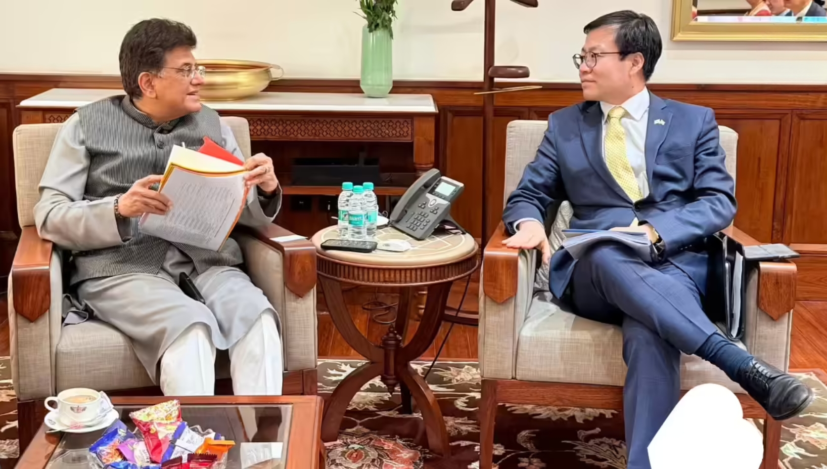 Union Commerce and Industry Minister Shri Piyush Goyal strengthened India’s global economic engagement through high-level meetings with leaders from South Korea and Austria.
