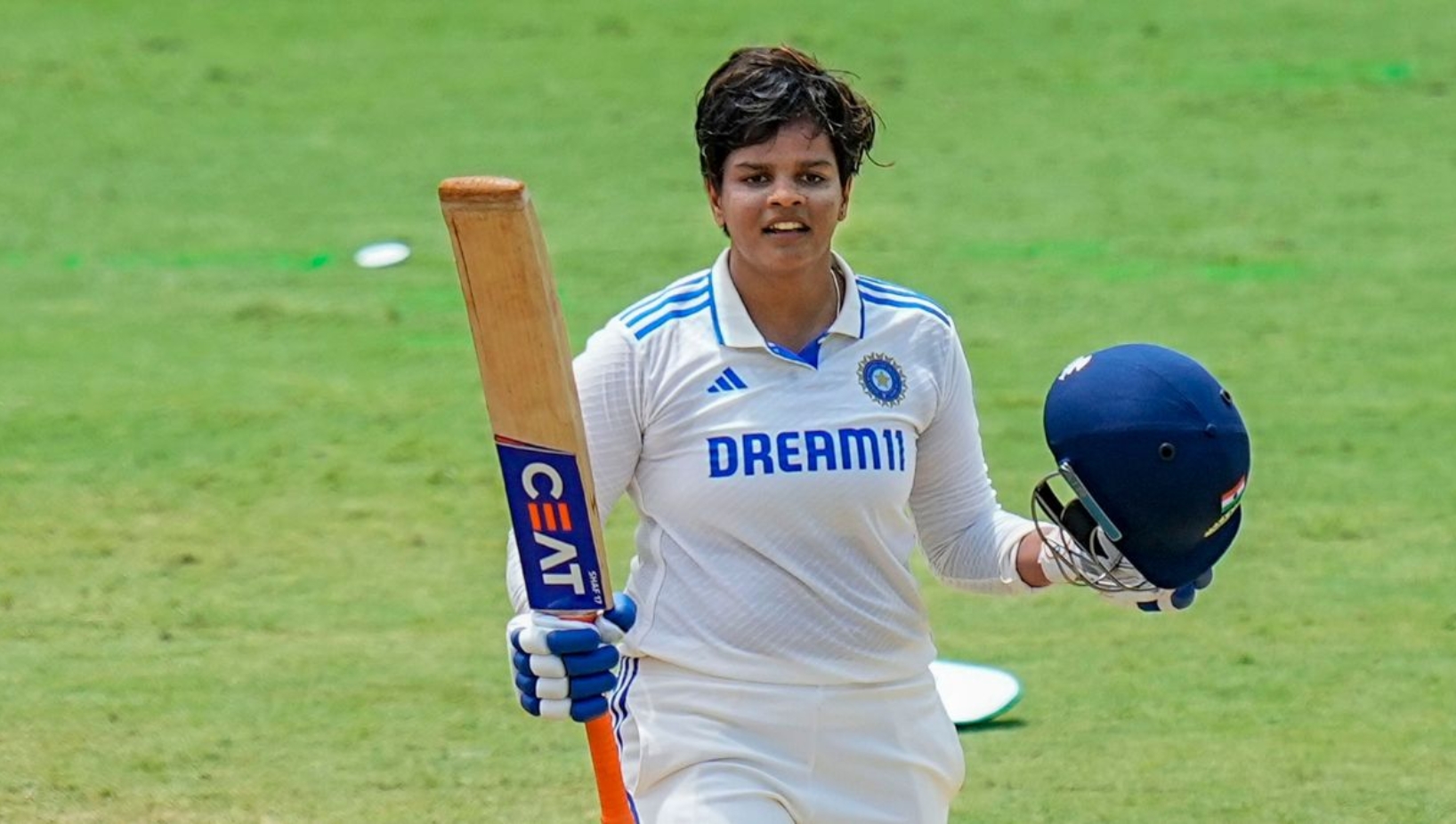 Indian cricketer Shafali Verma created history by becoming the first Indian woman to play 100 T20 International matches.