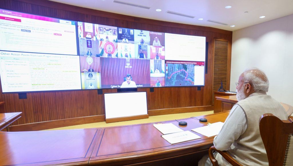 Prime Minister Shri Narendra Modi stressed the need for effective and timely implementation of the Swachh Bharat Mission 2.0 during a PRAGATI review meeting held to assess major infrastructure and governance initiatives across the country.