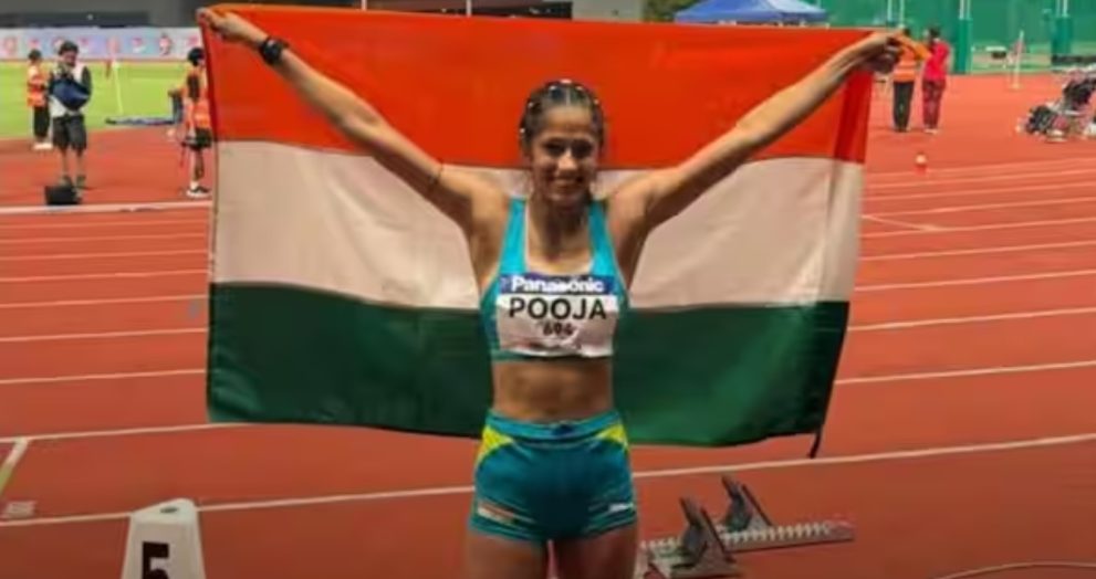 Indian athlete Pooja Singh delivered a career-defining performance at the Asian U20 Athletics Championships by winning the gold medal in the women’s high jump and establishing a new national record.
