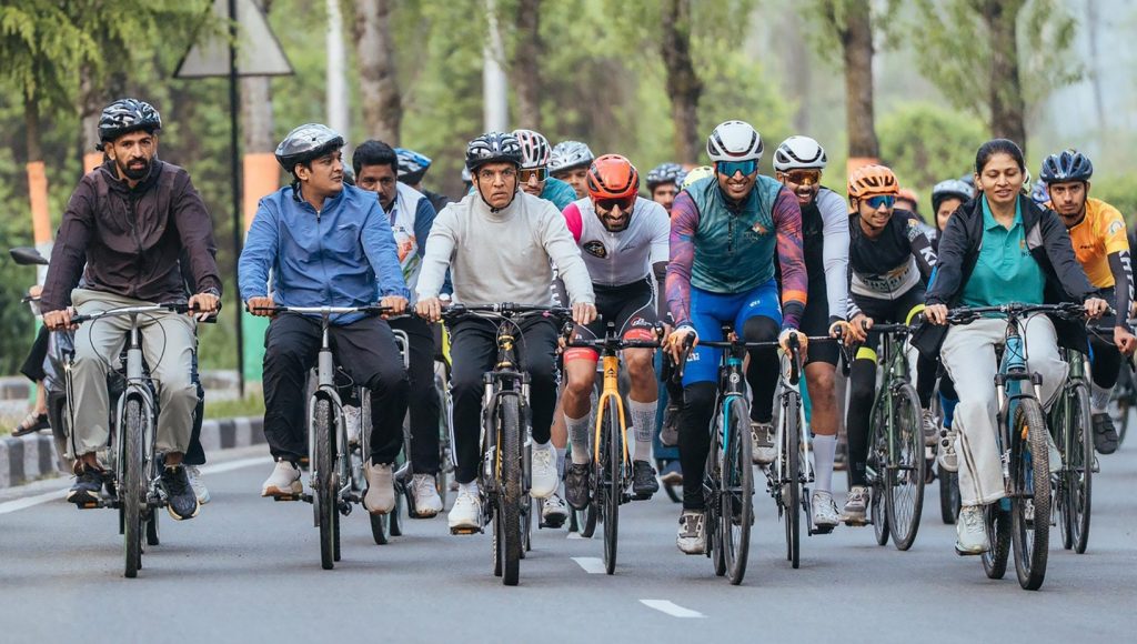 Union Minister Mansukh Mandaviya has called upon young people across the country to embrace cycling as a way of promoting healthier lifestyles and supporting environmental sustainability.
