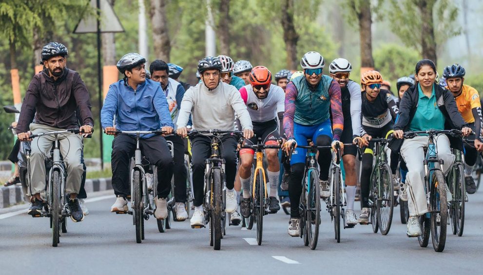 Union Minister Mansukh Mandaviya has called upon young people across the country to embrace cycling as a way of promoting healthier lifestyles and supporting environmental sustainability.