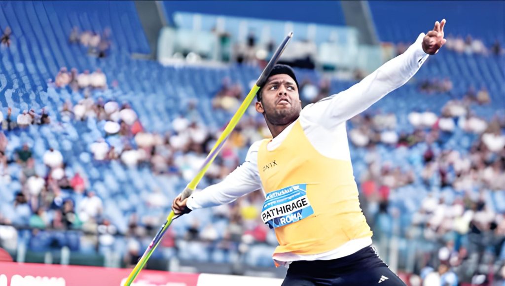 Sri Lankan javelin thrower Rumesh Tharanga produced the performance of his career by recording a sensational throw of 92.62 metres, surpassing India's Olympic champion Neeraj Chopra to register the second-longest javelin throw in Asian history.