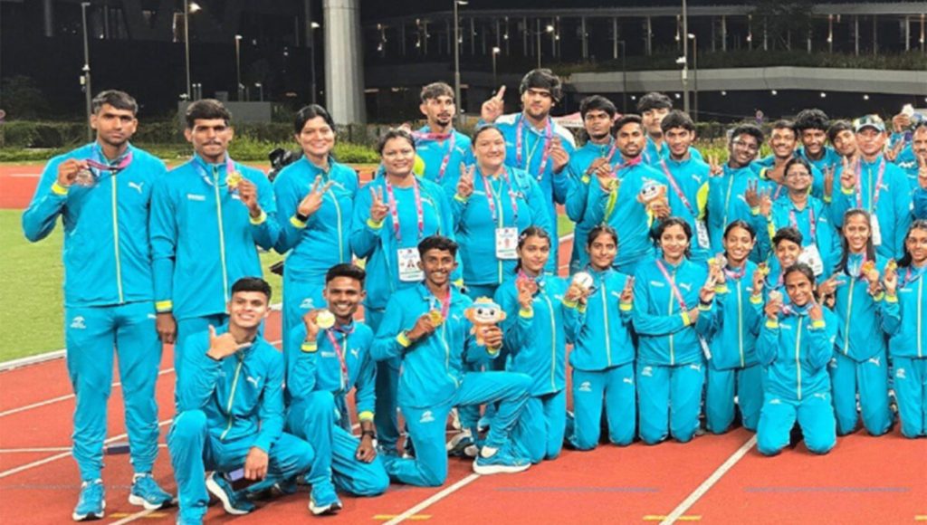 India delivered an outstanding performance at the Asian U20 Athletics Championships, finishing with a total of 19 medals, including 10 gold, to emerge as one of the tournament’s top-performing nations.